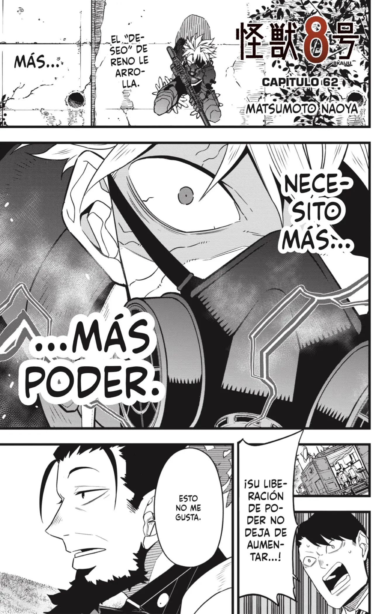 Kaiju No. 8 capítulo 62 página 1