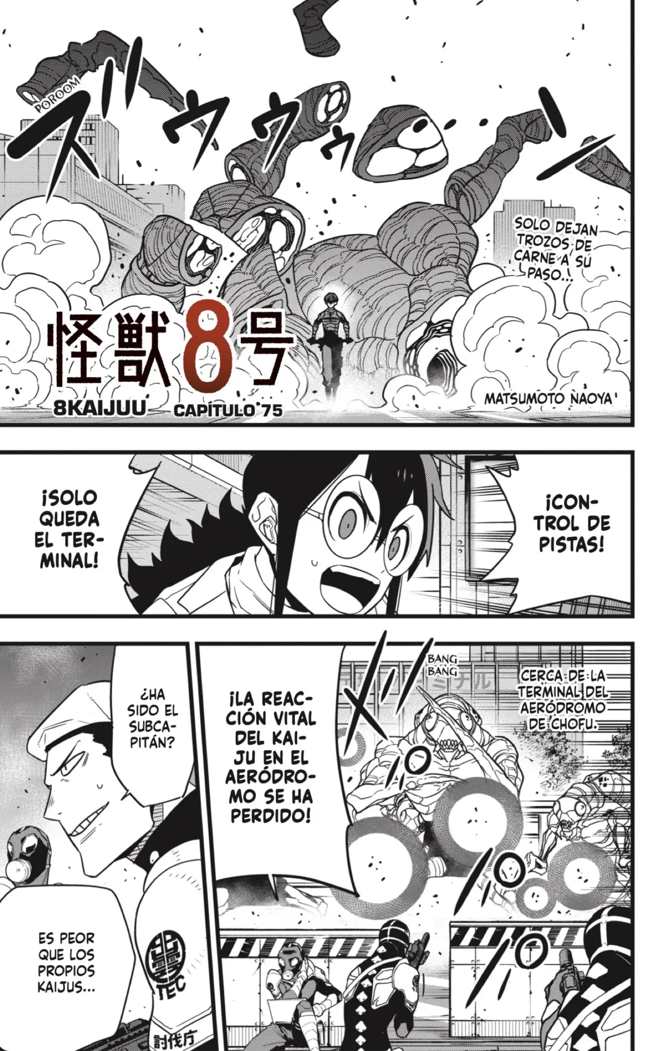 Kaiju No. 8 capítulo 75 página 1