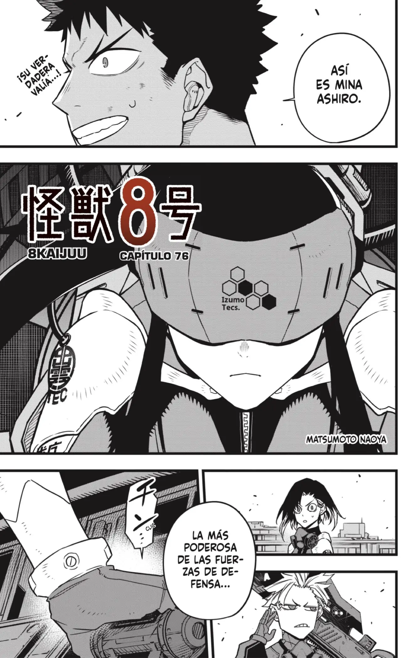 Kaiju No. 8 capítulo 76 página 1