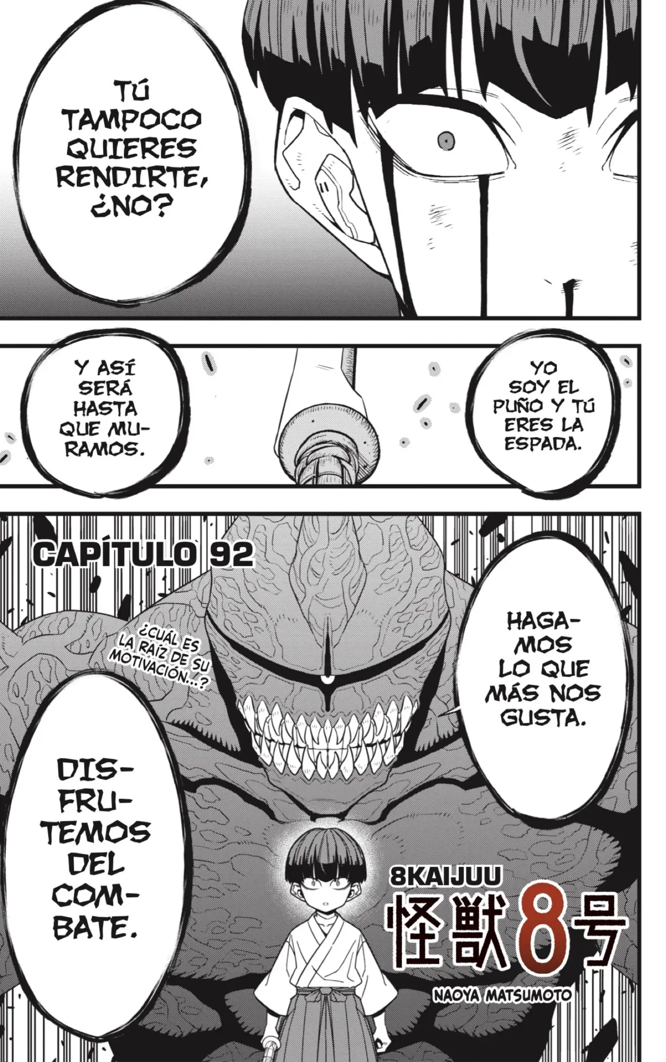 Kaiju No. 8 capítulo 92 página 1