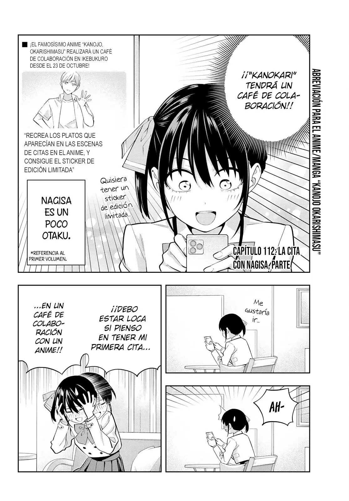 Kanojo mo Kanojo capítulo 112 página 4