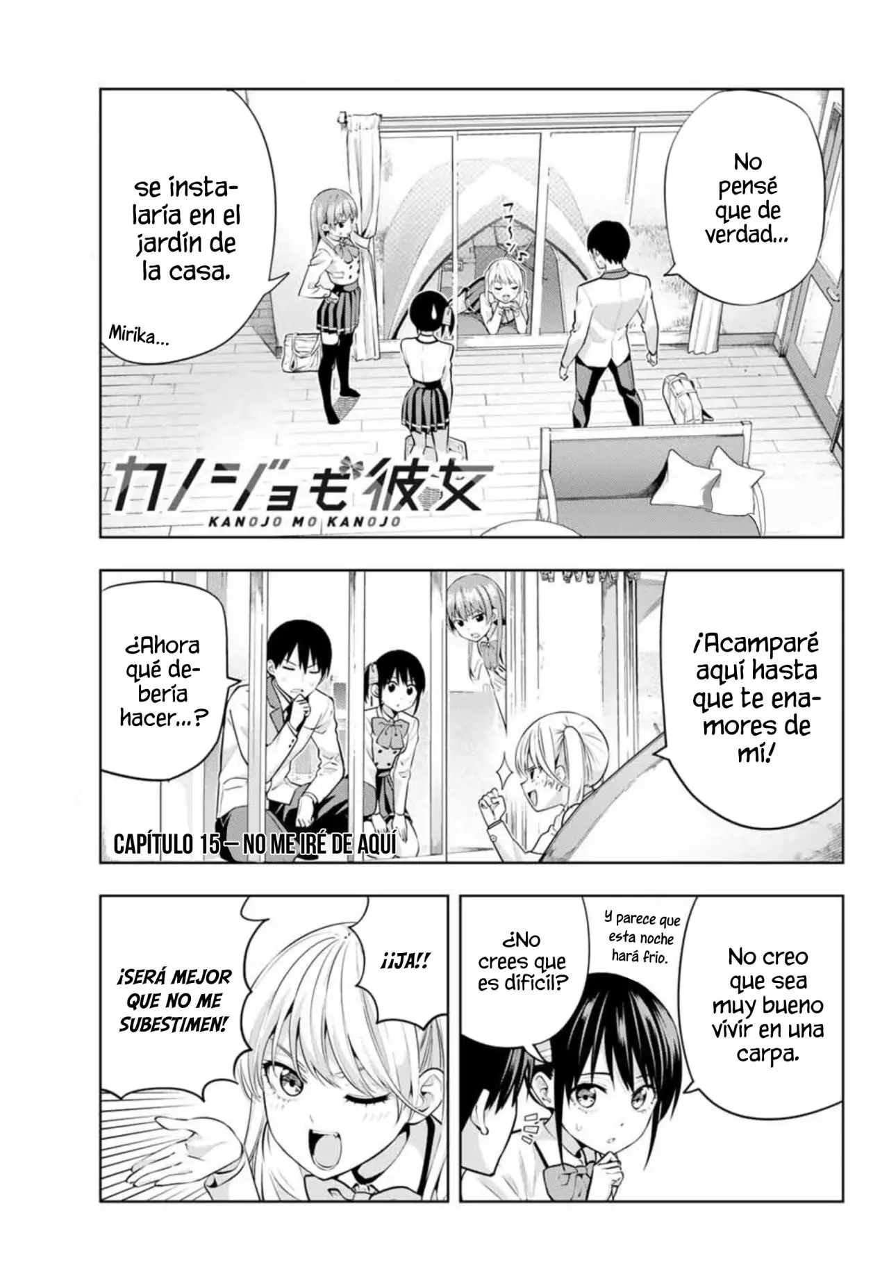 Kanojo mo Kanojo capítulo 15 página 3