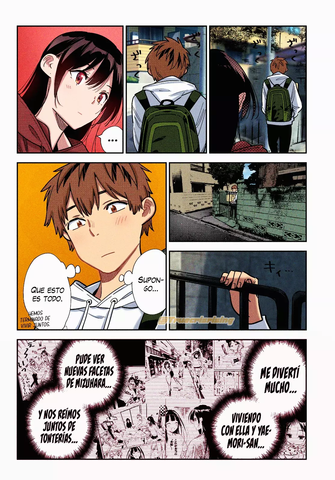 Kanojo, Okarishimasu capítulo 385.5 página 8
