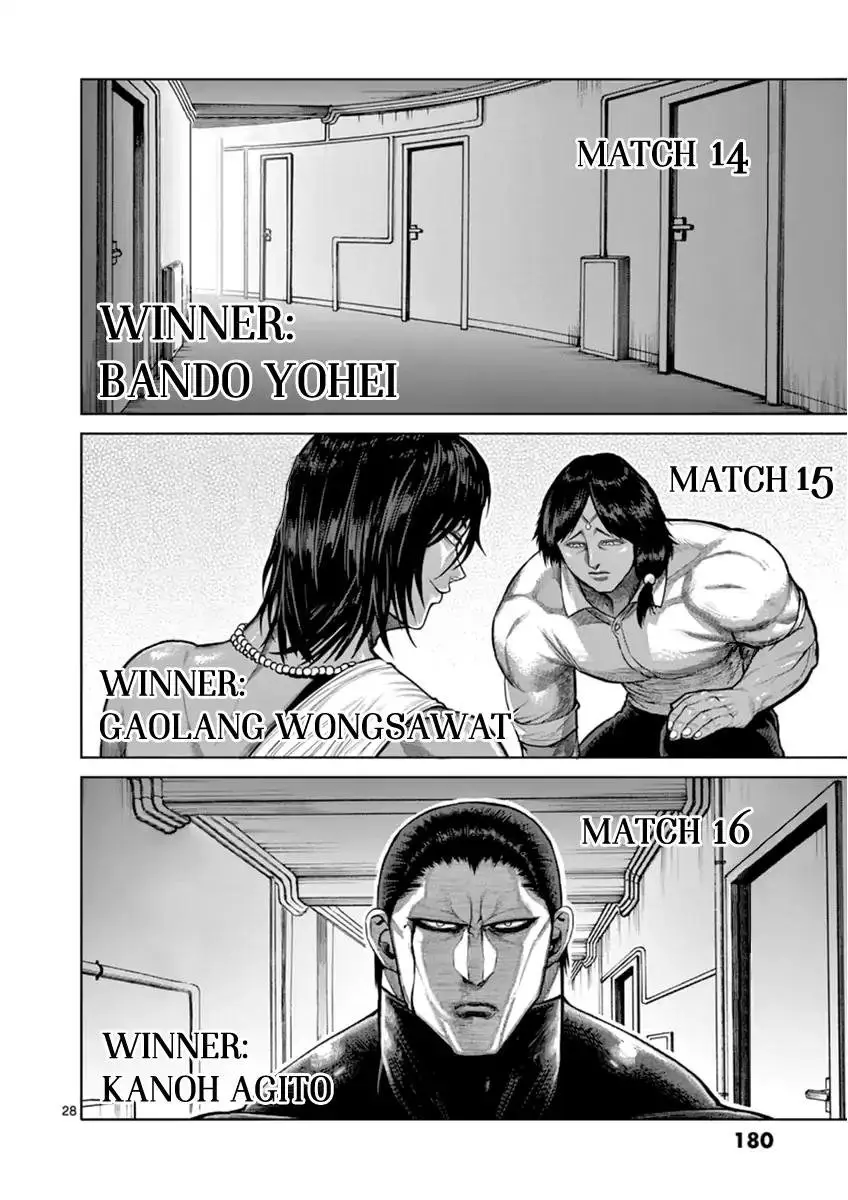 Kengan Asura capítulo 116 página 28