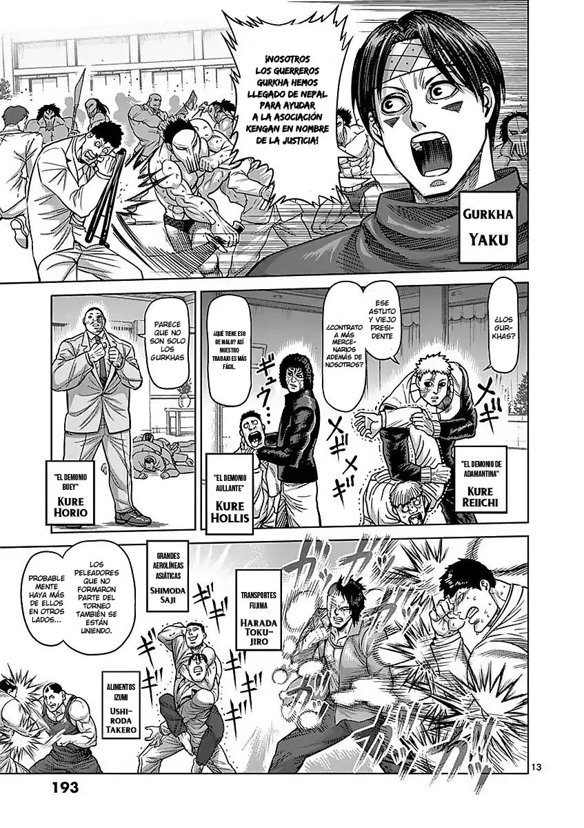 Kengan Asura capítulo 180 página 13