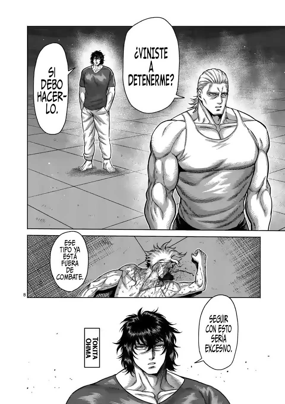 Kengan Omega capítulo 109 página 8