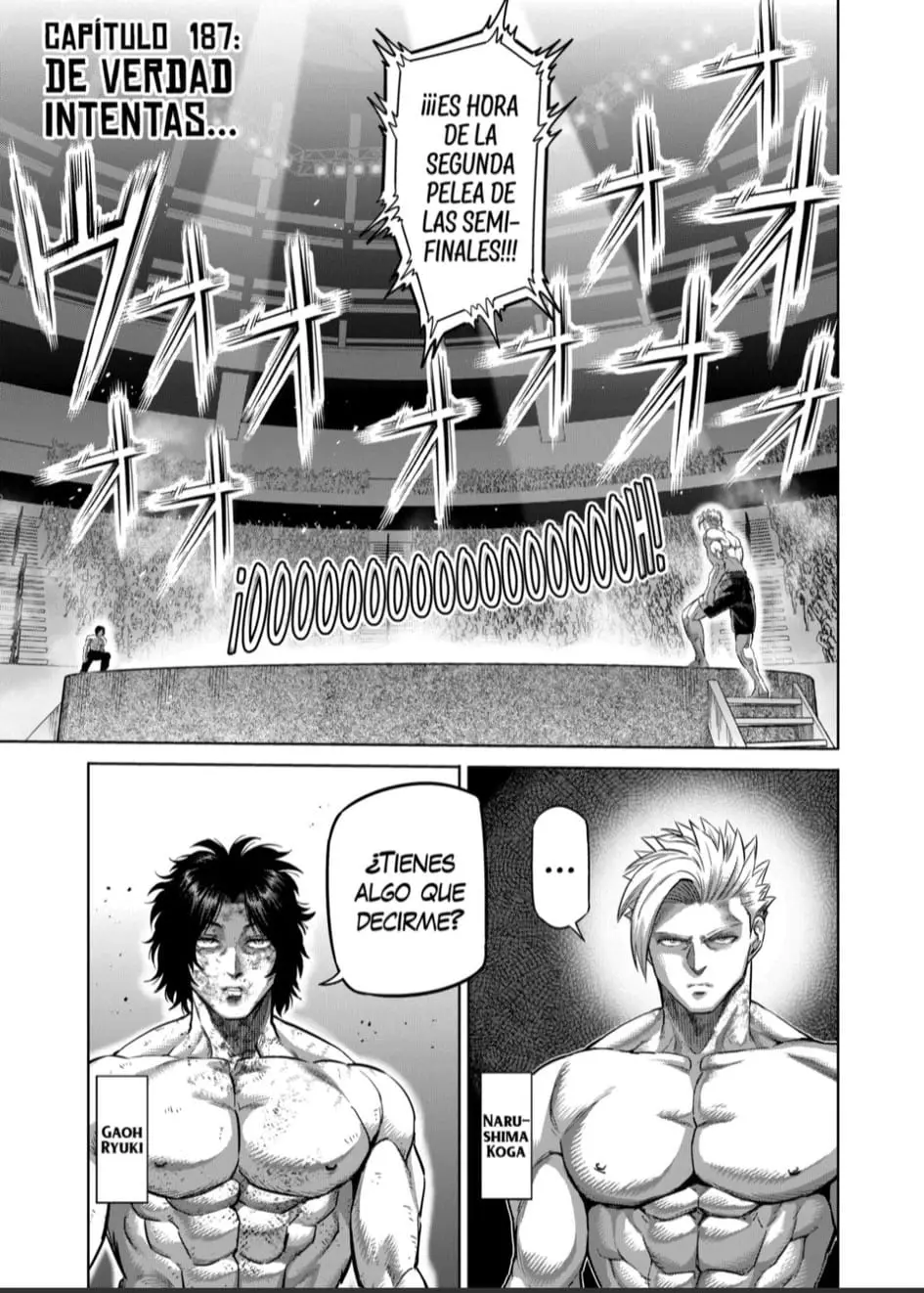 Kengan Omega capítulo 187 página 1
