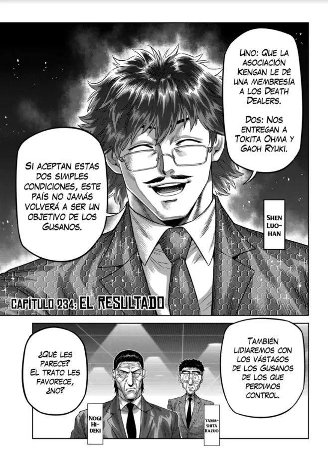 Kengan Omega capítulo 234 página 1