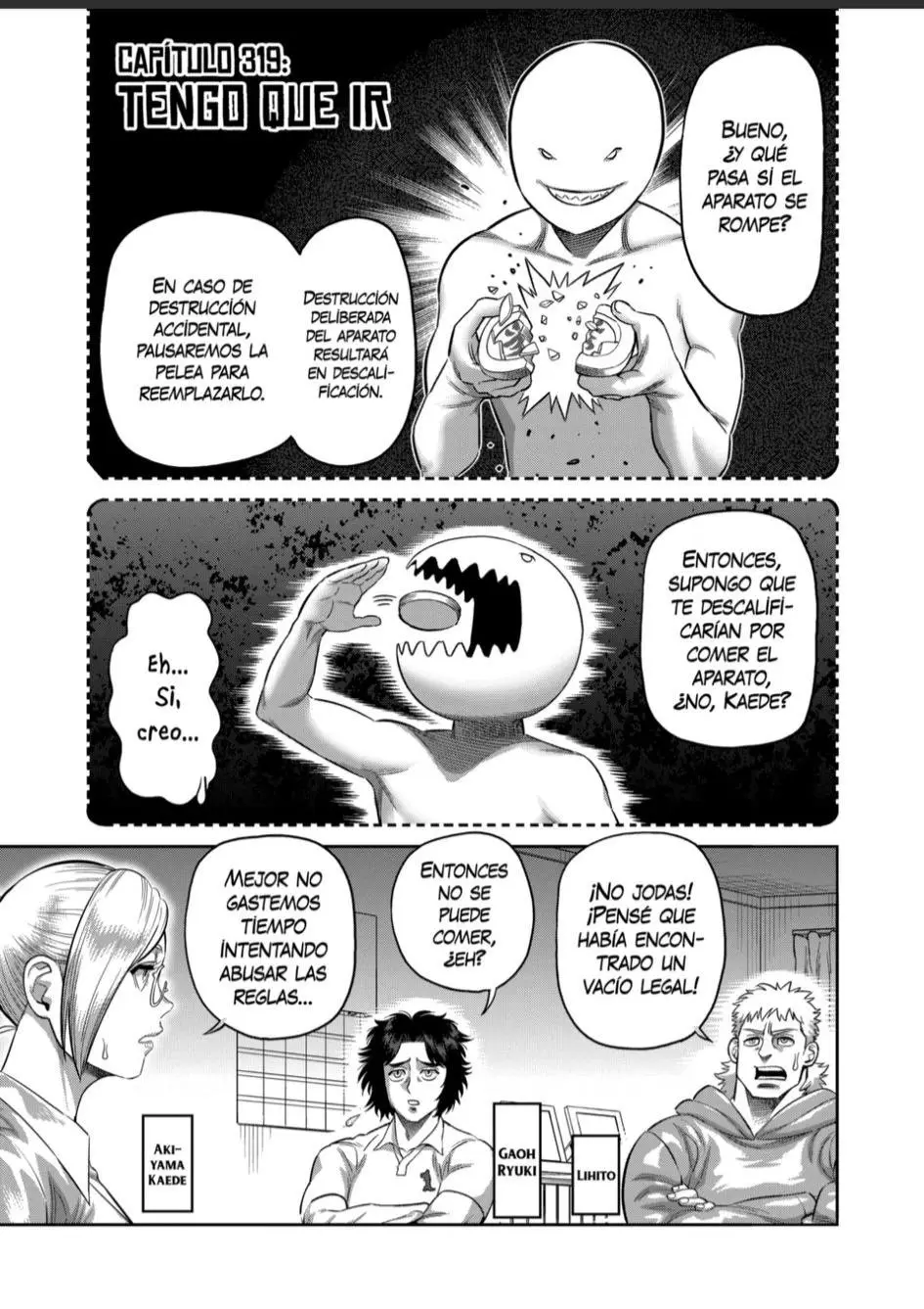 Kengan Omega capítulo 319 página 1