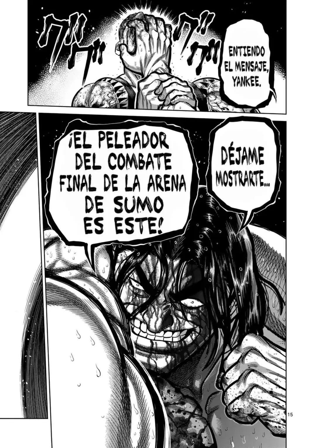 Kengan Omega capítulo 365 página 16