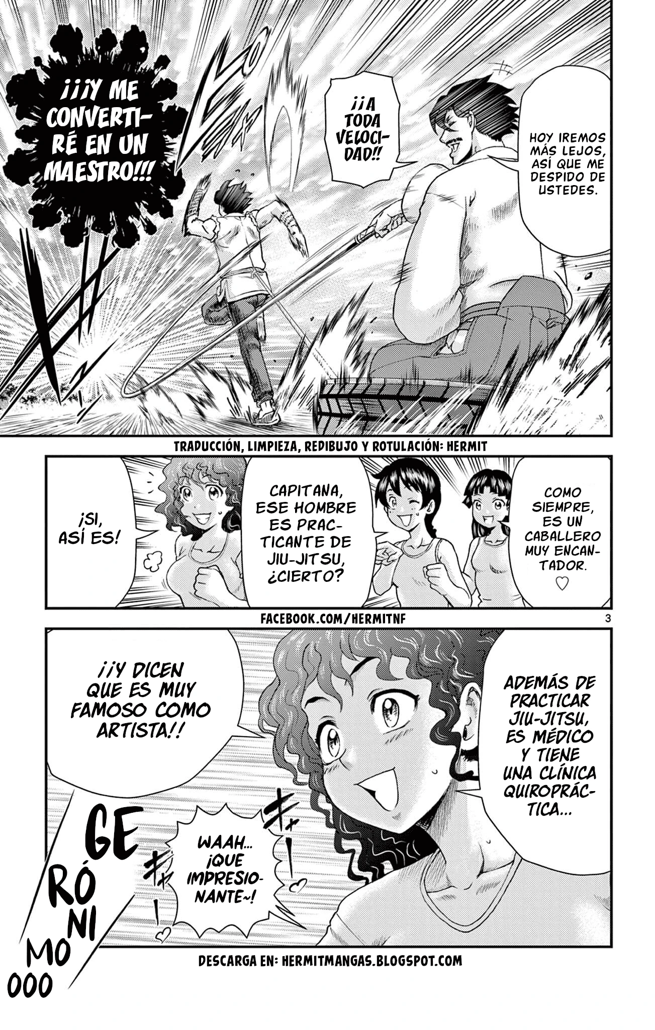 Kenichi 2 "El discípulo más fuerte de la historia" ~Arco de los Maestros~ capítulo 18 página 3