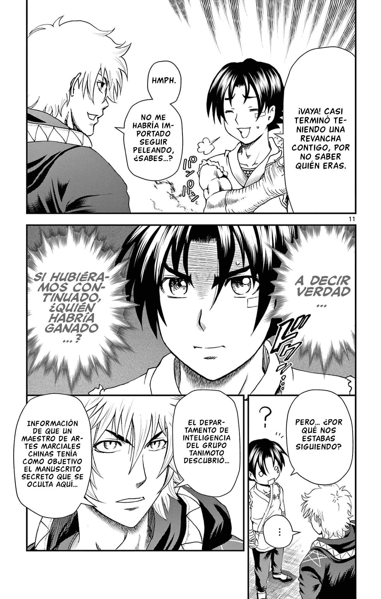 Kenichi 2 "El discípulo más fuerte de la historia" ~Arco de los Maestros~ capítulo 18 página 11
