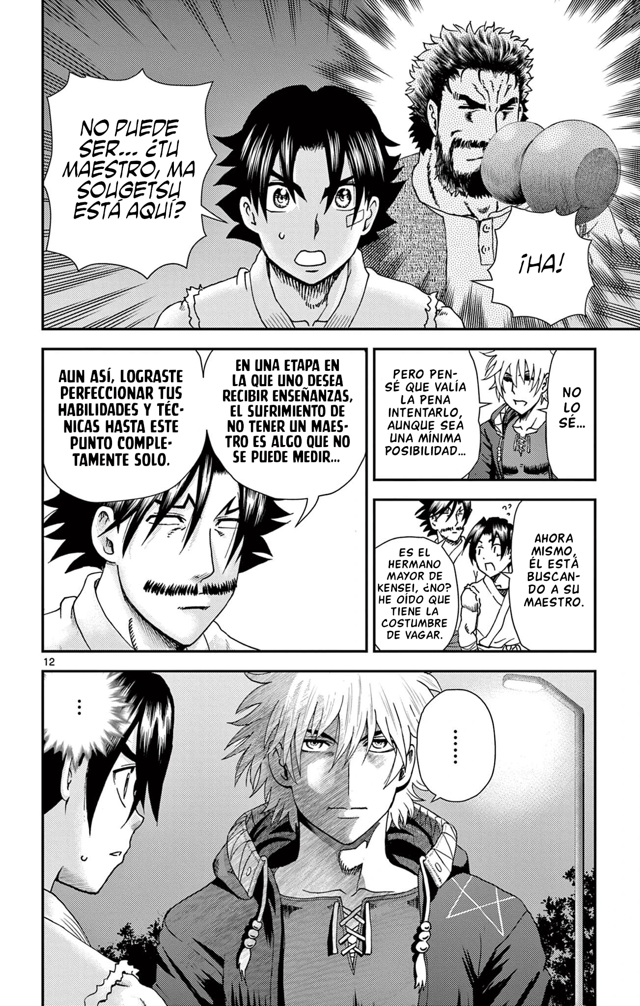 Kenichi 2 "El discípulo más fuerte de la historia" ~Arco de los Maestros~ capítulo 18 página 12
