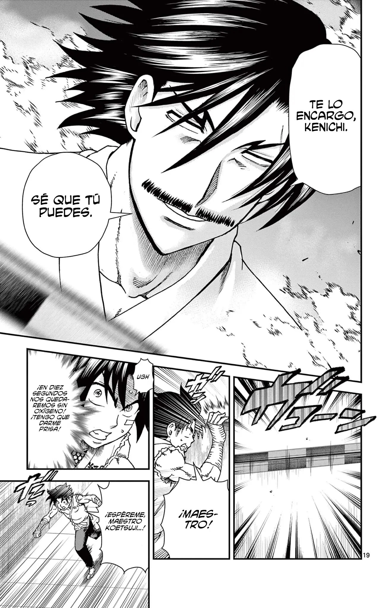 Kenichi 2 "El discípulo más fuerte de la historia" ~Arco de los Maestros~ capítulo 19 página 22