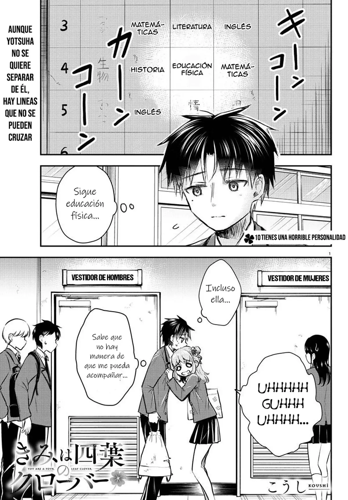 Kimi wa yotsuba no clover capítulo 10 página 1