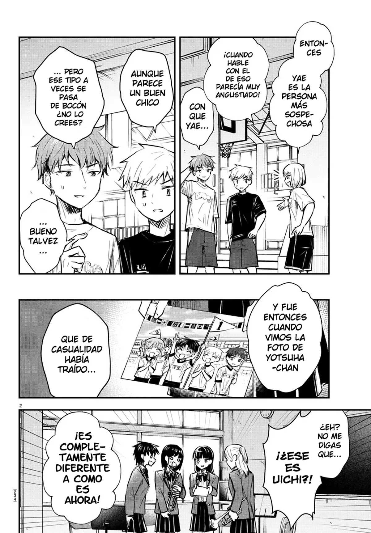 Kimi wa yotsuba no clover capítulo 14 página 2