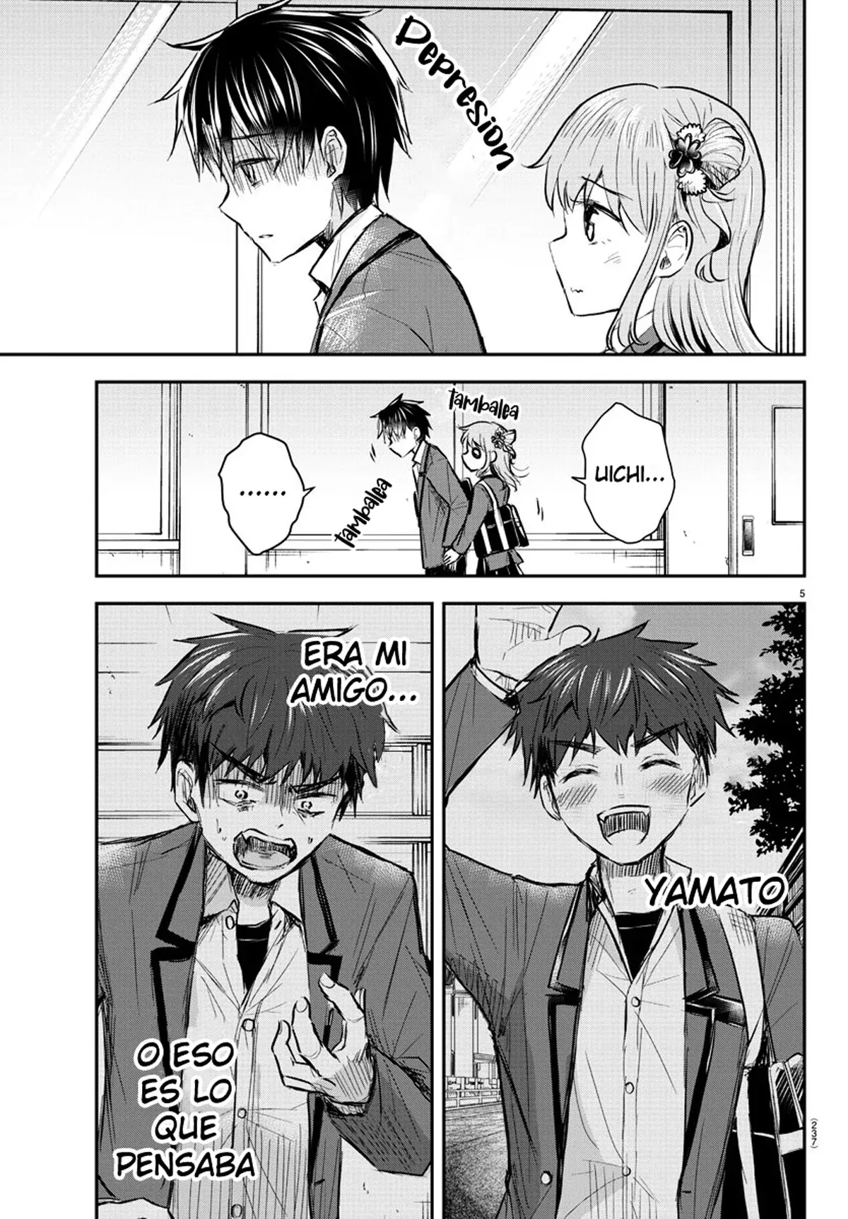 Kimi wa yotsuba no clover capítulo 14 página 5