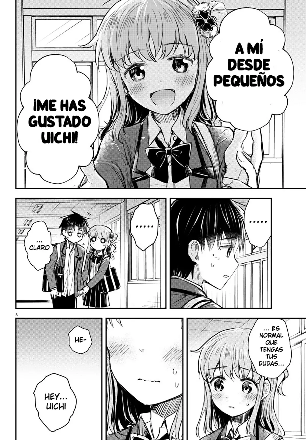 Kimi wa yotsuba no clover capítulo 14 página 8