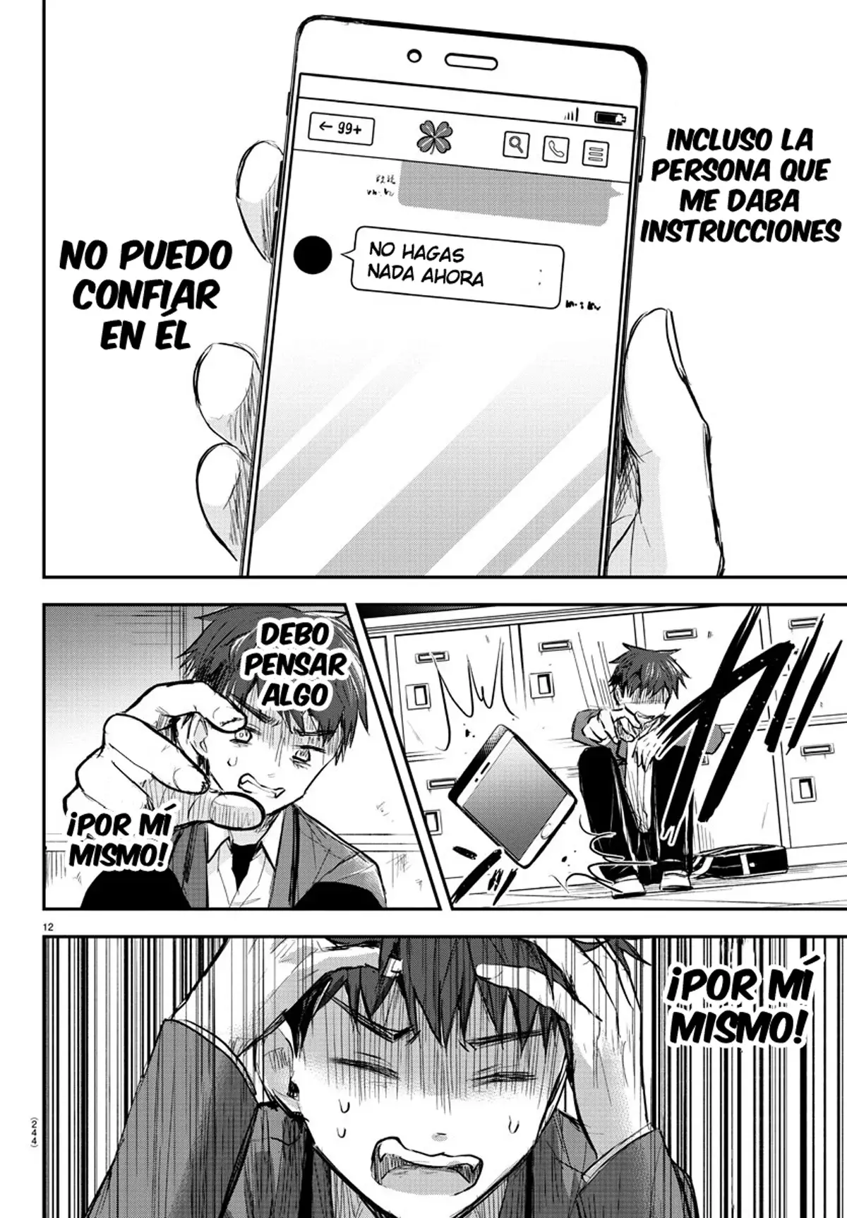 Kimi wa yotsuba no clover capítulo 14 página 12