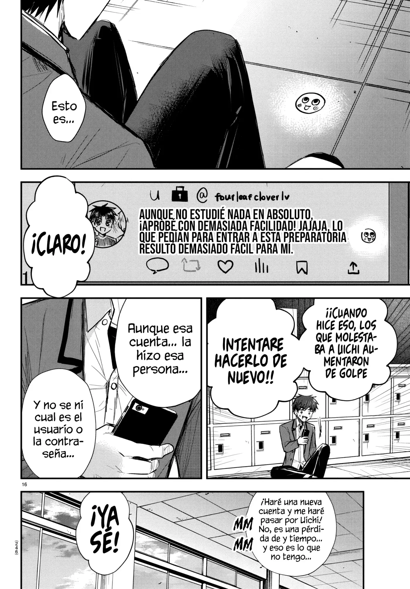 Kimi wa yotsuba no clover capítulo 17 página 16