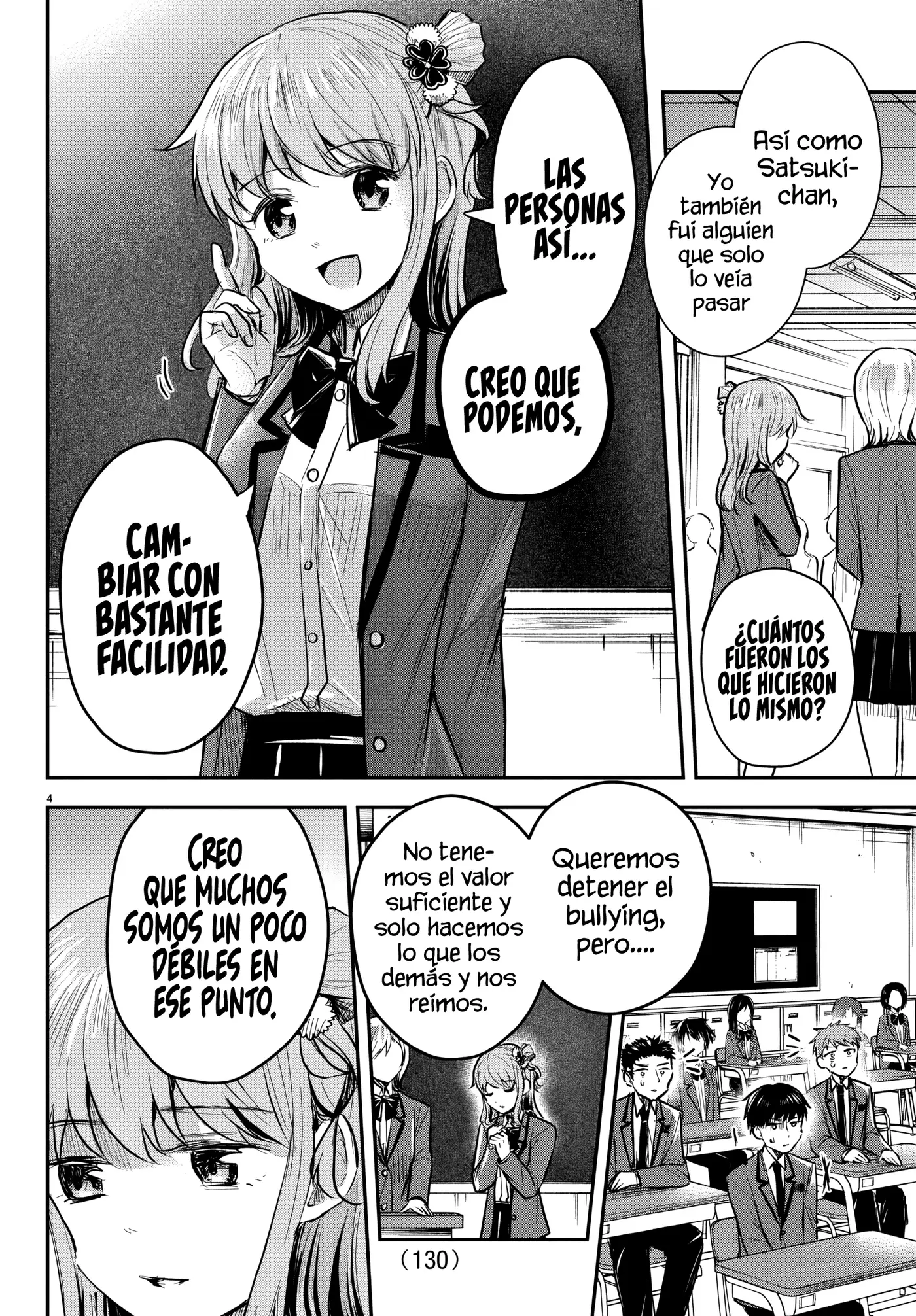 Kimi wa yotsuba no clover capítulo 18 página 4