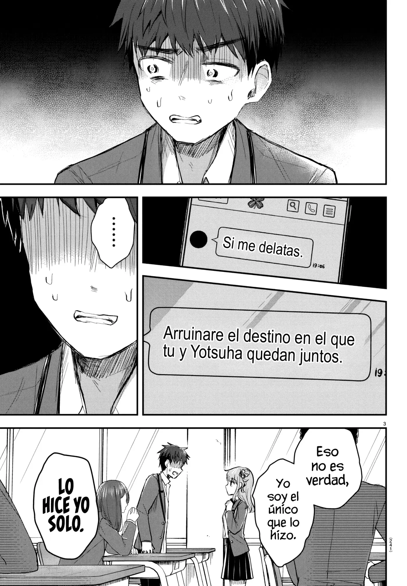 Kimi wa yotsuba no clover capítulo 19 página 4