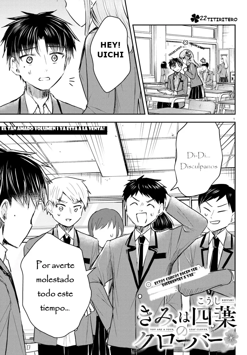 Kimi wa yotsuba no clover capítulo 22 página 1