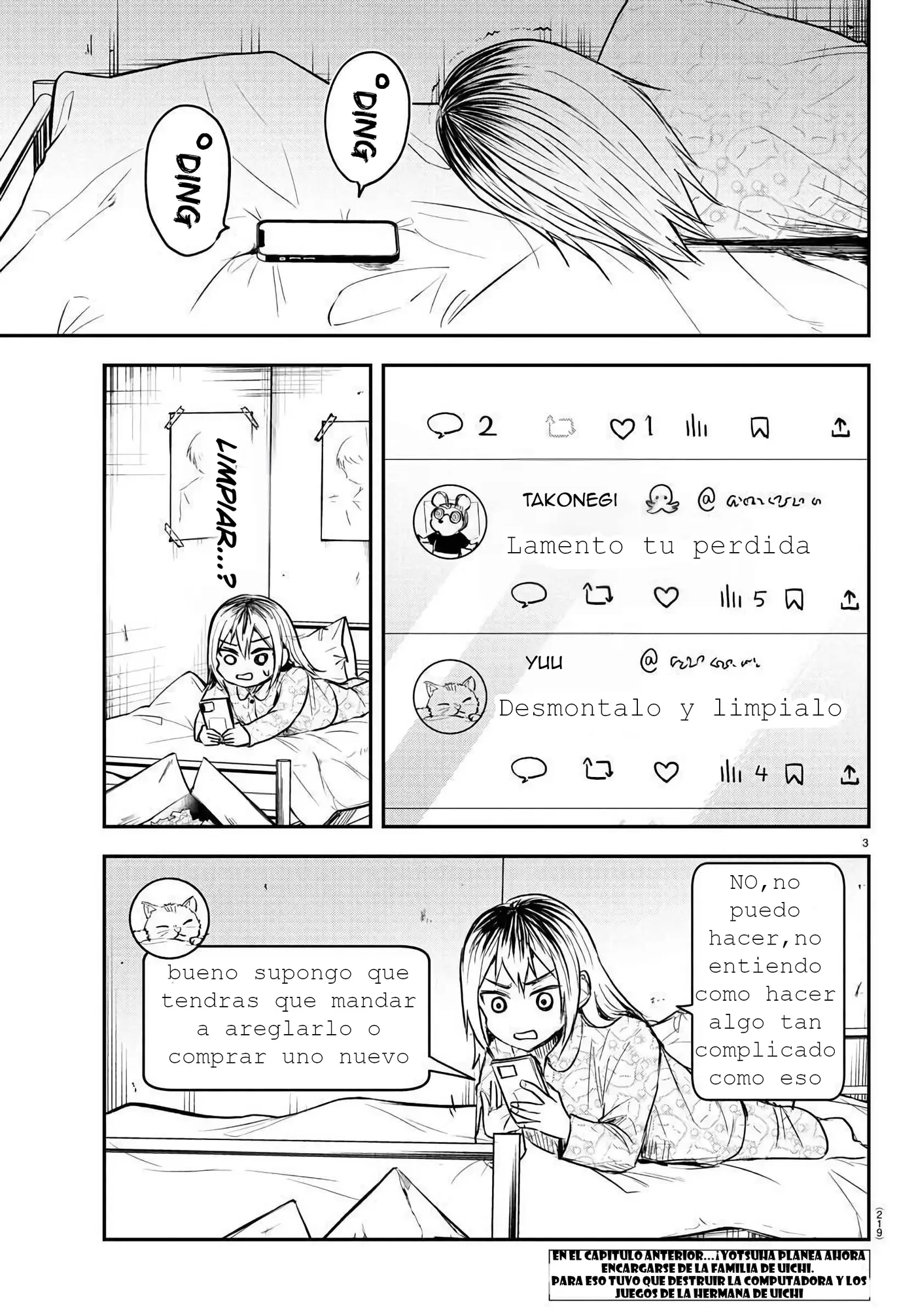 Kimi wa yotsuba no clover capítulo 27 página 3