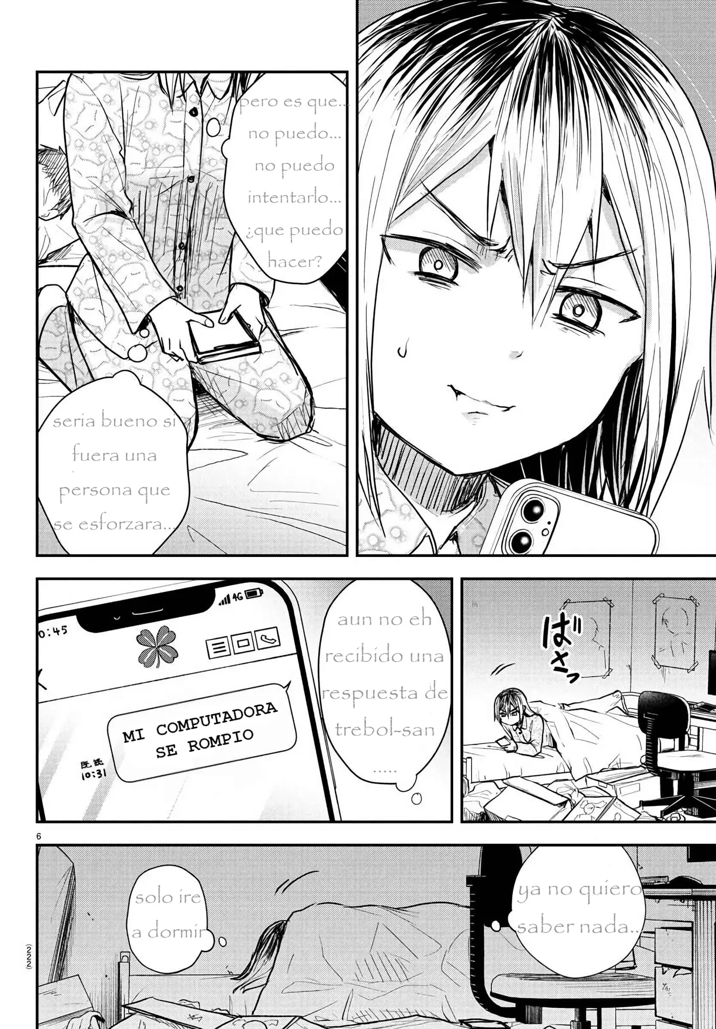 Kimi wa yotsuba no clover capítulo 27 página 6