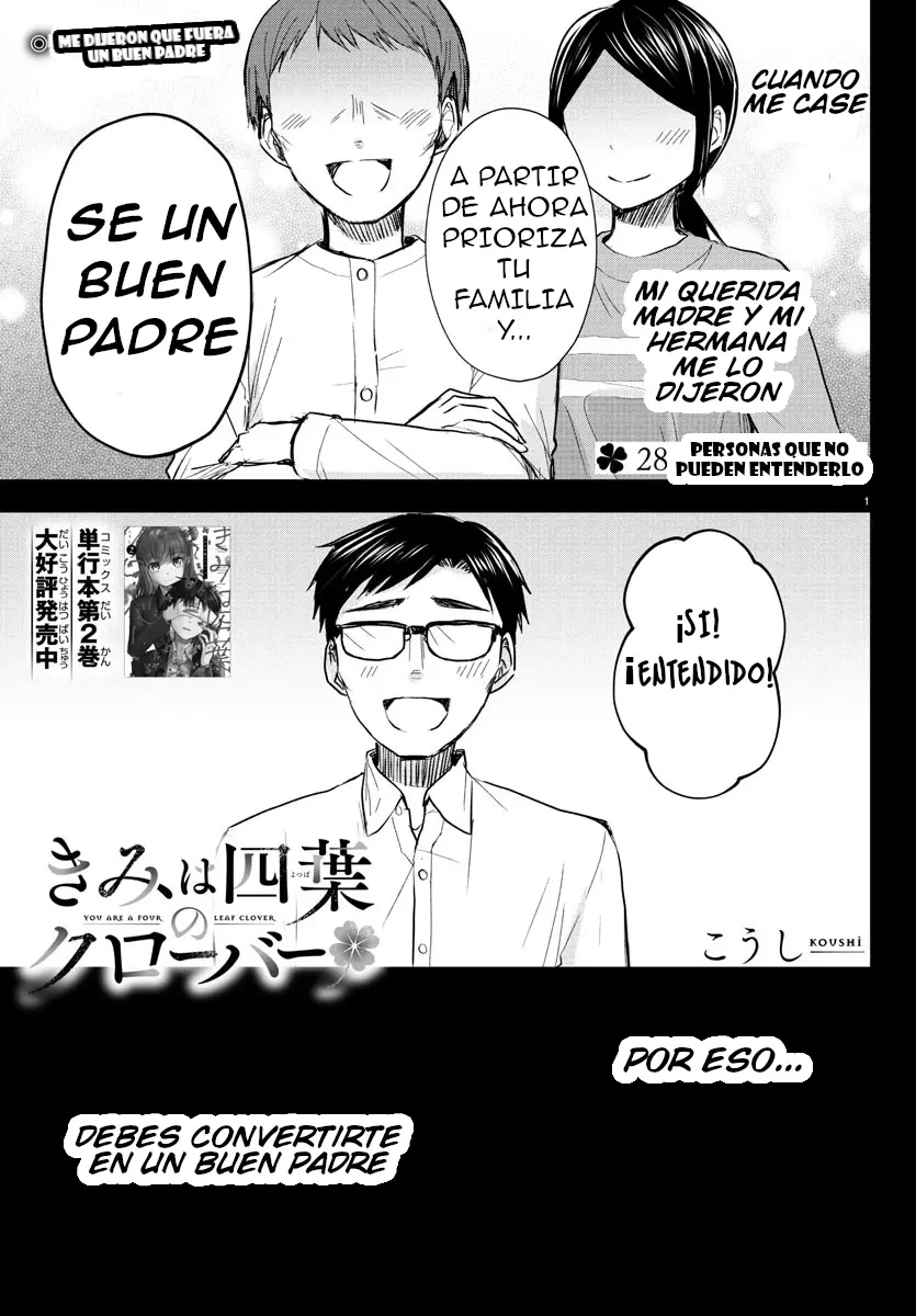 Kimi wa yotsuba no clover capítulo 28 página 1