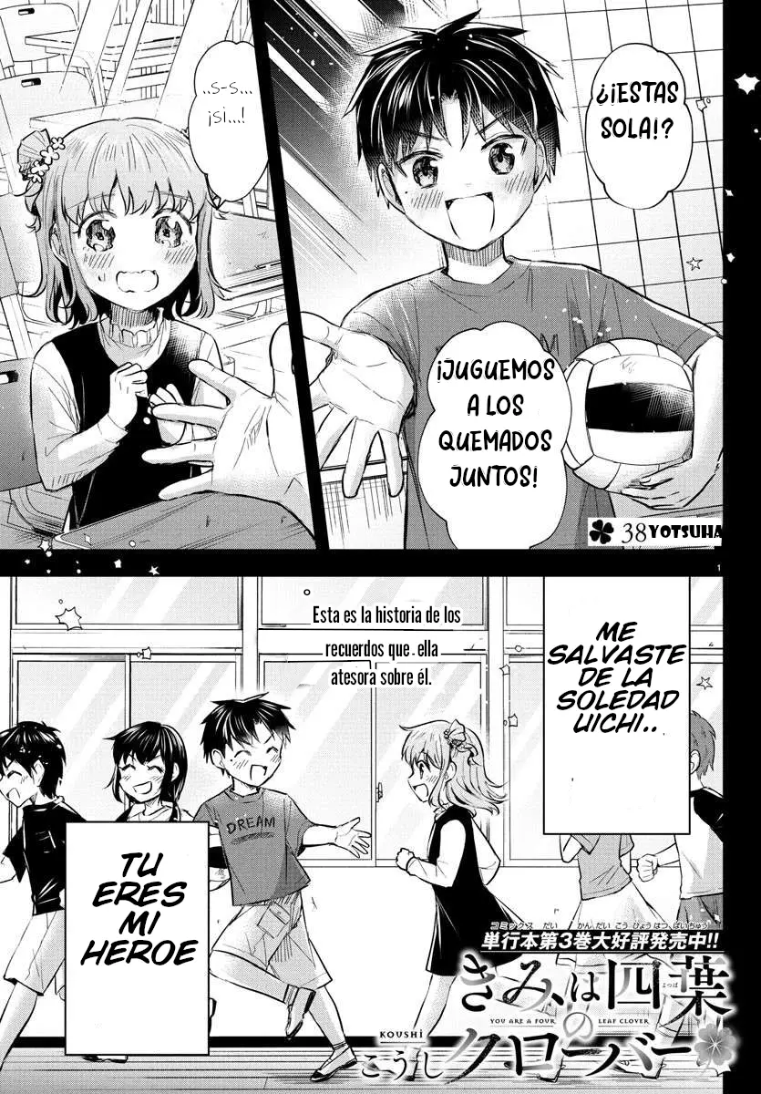 Kimi wa yotsuba no clover capítulo 38 página 1