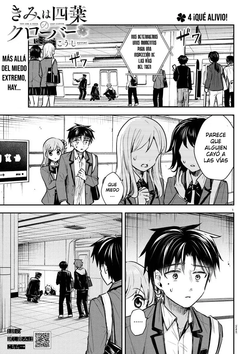 Kimi wa yotsuba no clover capítulo 4 página 1