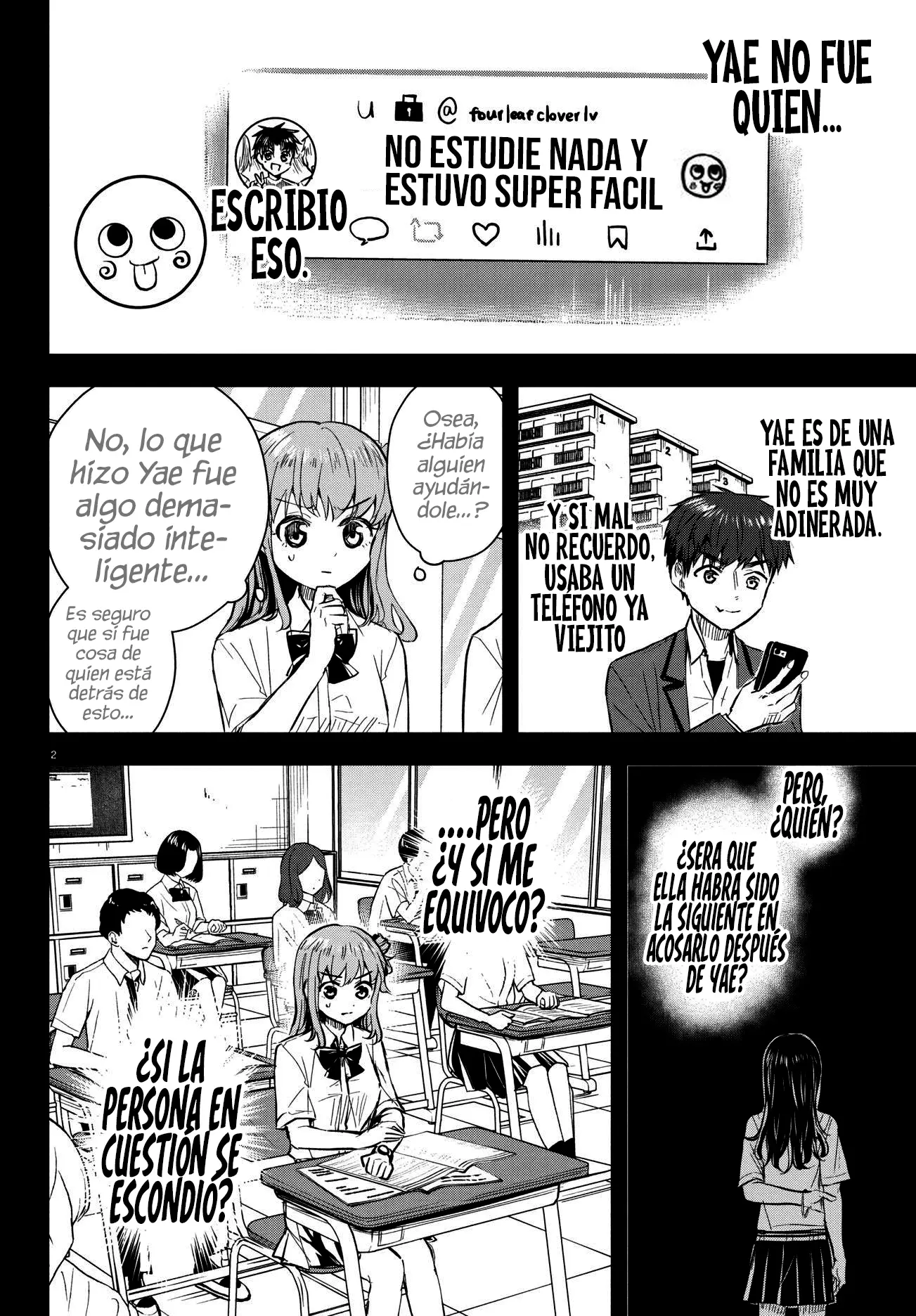 Kimi wa yotsuba no clover capítulo 46 página 3