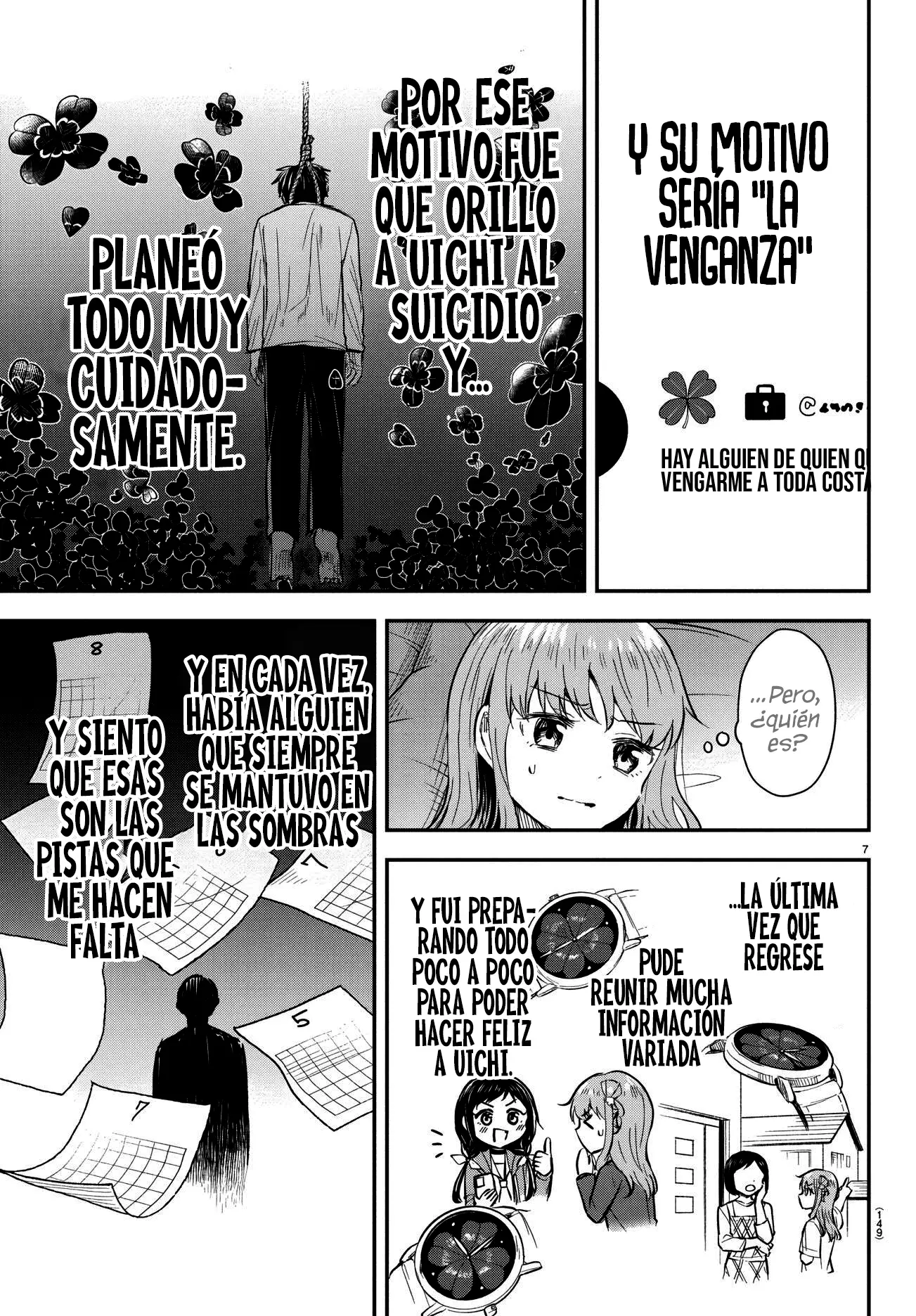 Kimi wa yotsuba no clover capítulo 46 página 8