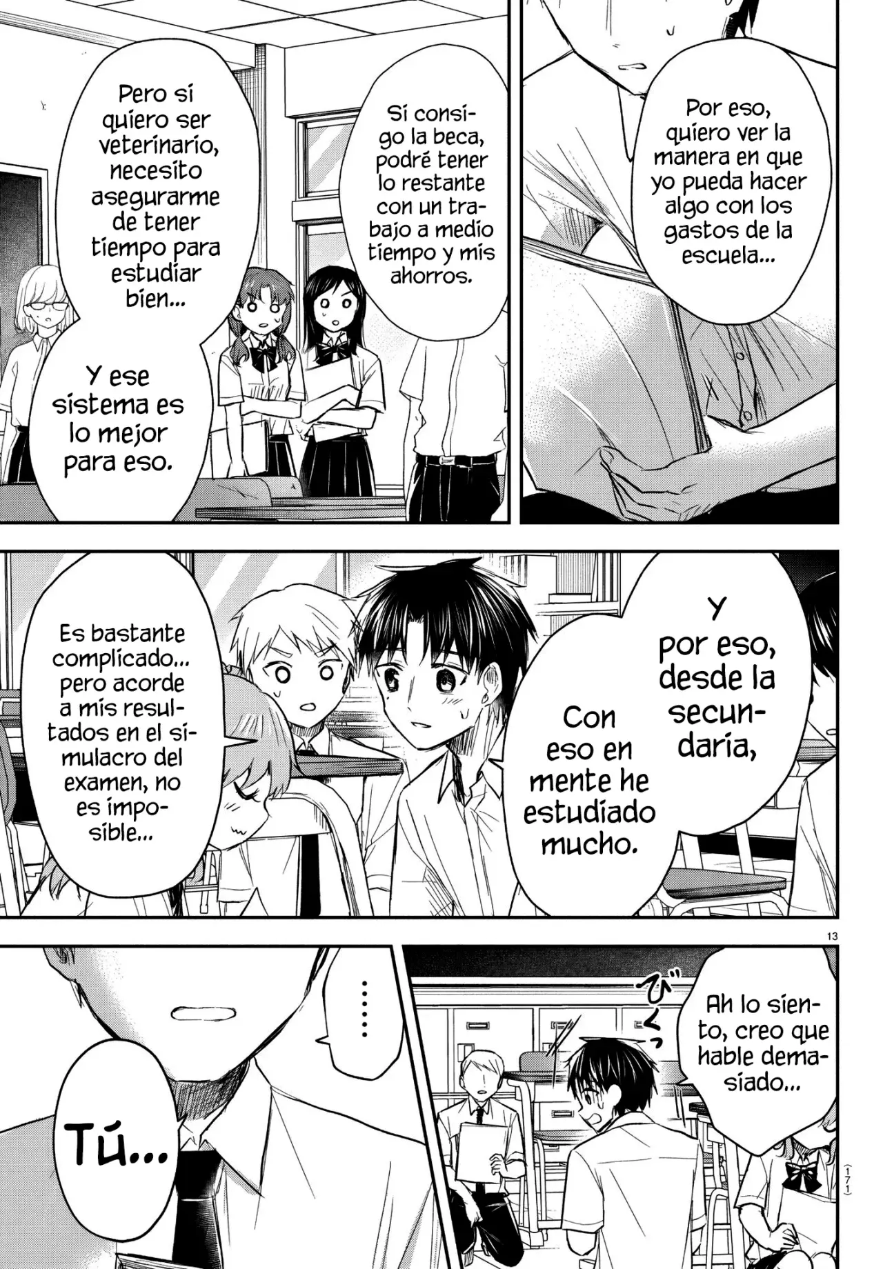 Kimi wa yotsuba no clover capítulo 48 página 16