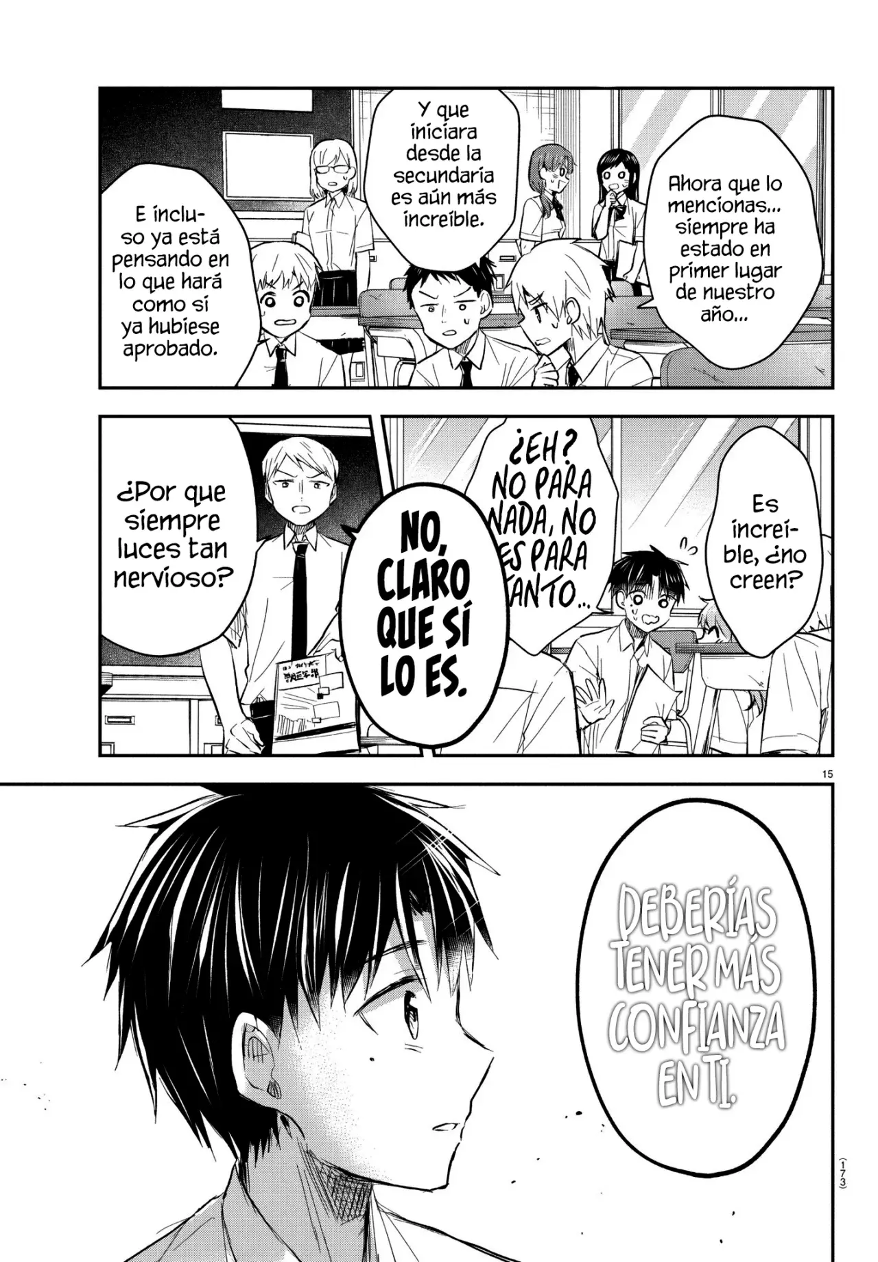 Kimi wa yotsuba no clover capítulo 48 página 18
