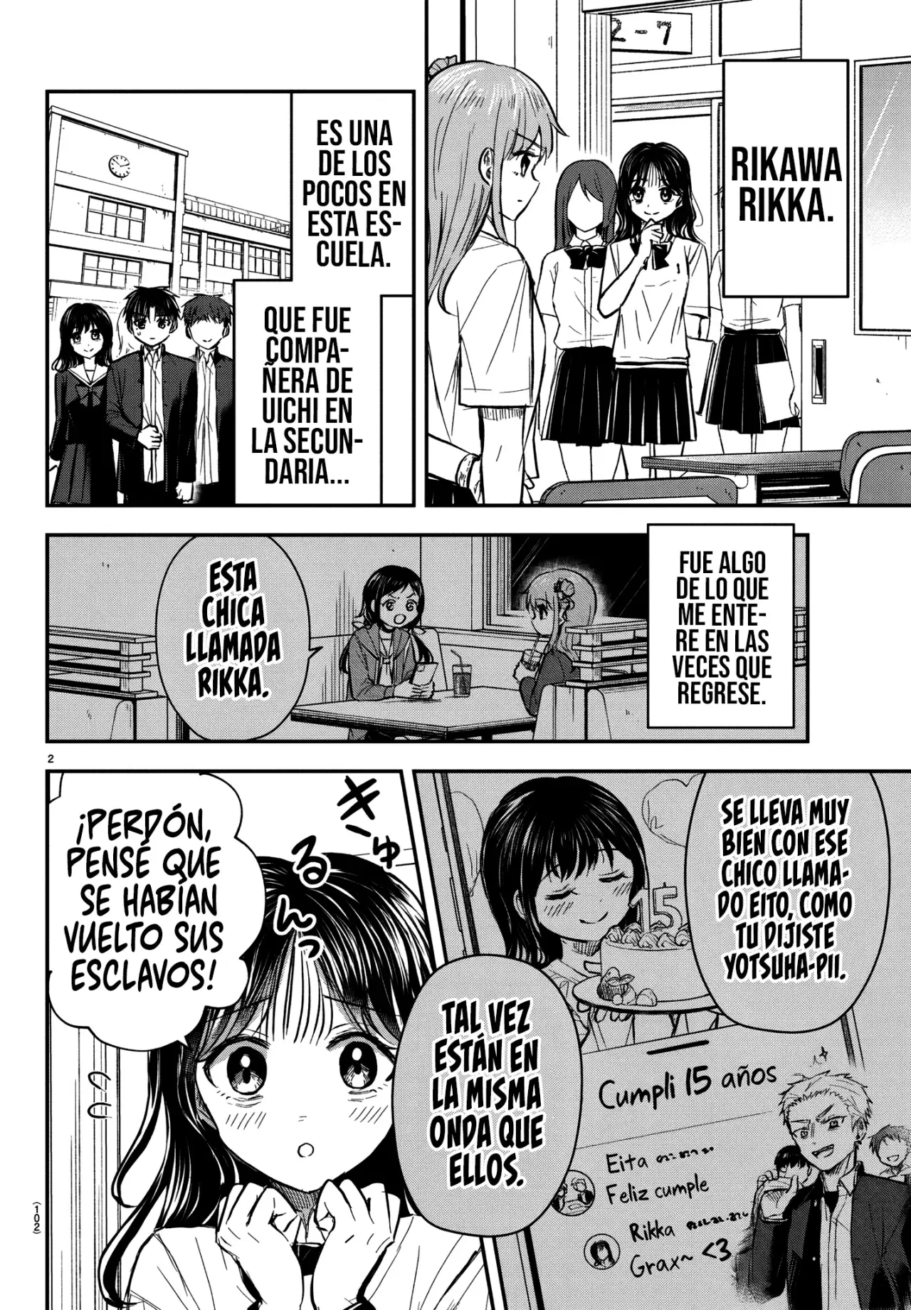 Kimi wa yotsuba no clover capítulo 49 página 6