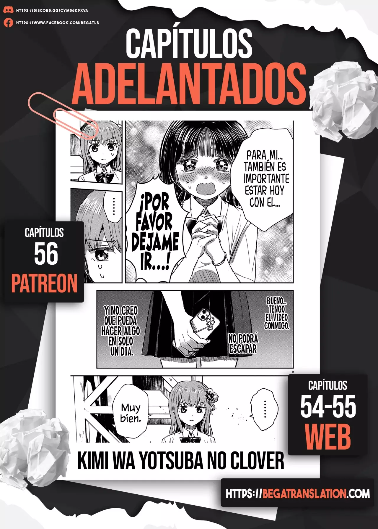 Kimi wa yotsuba no clover capítulo 53 página 22