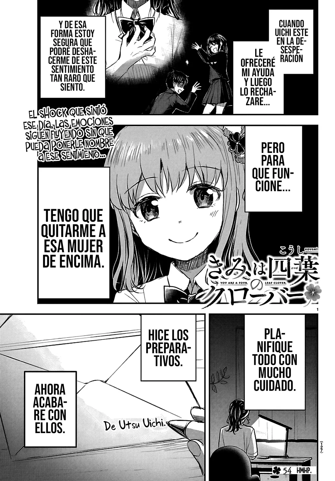 Kimi wa yotsuba no clover capítulo 54 página 4
