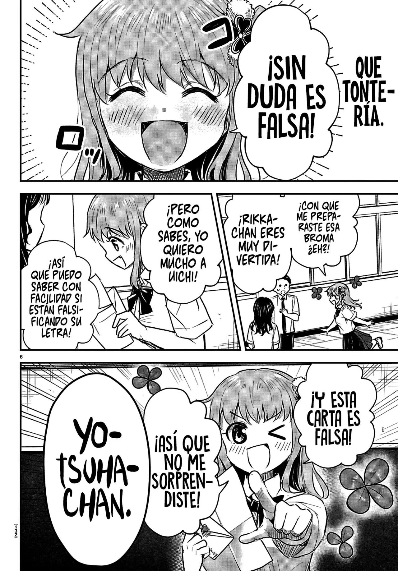 Kimi wa yotsuba no clover capítulo 54 página 9