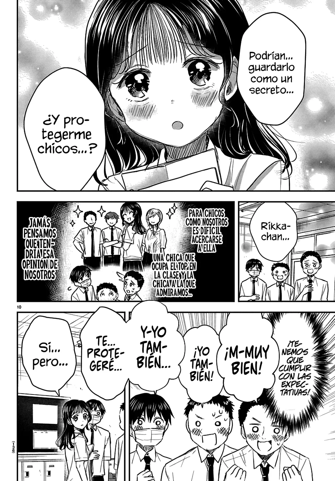 Kimi wa yotsuba no clover capítulo 54 página 13