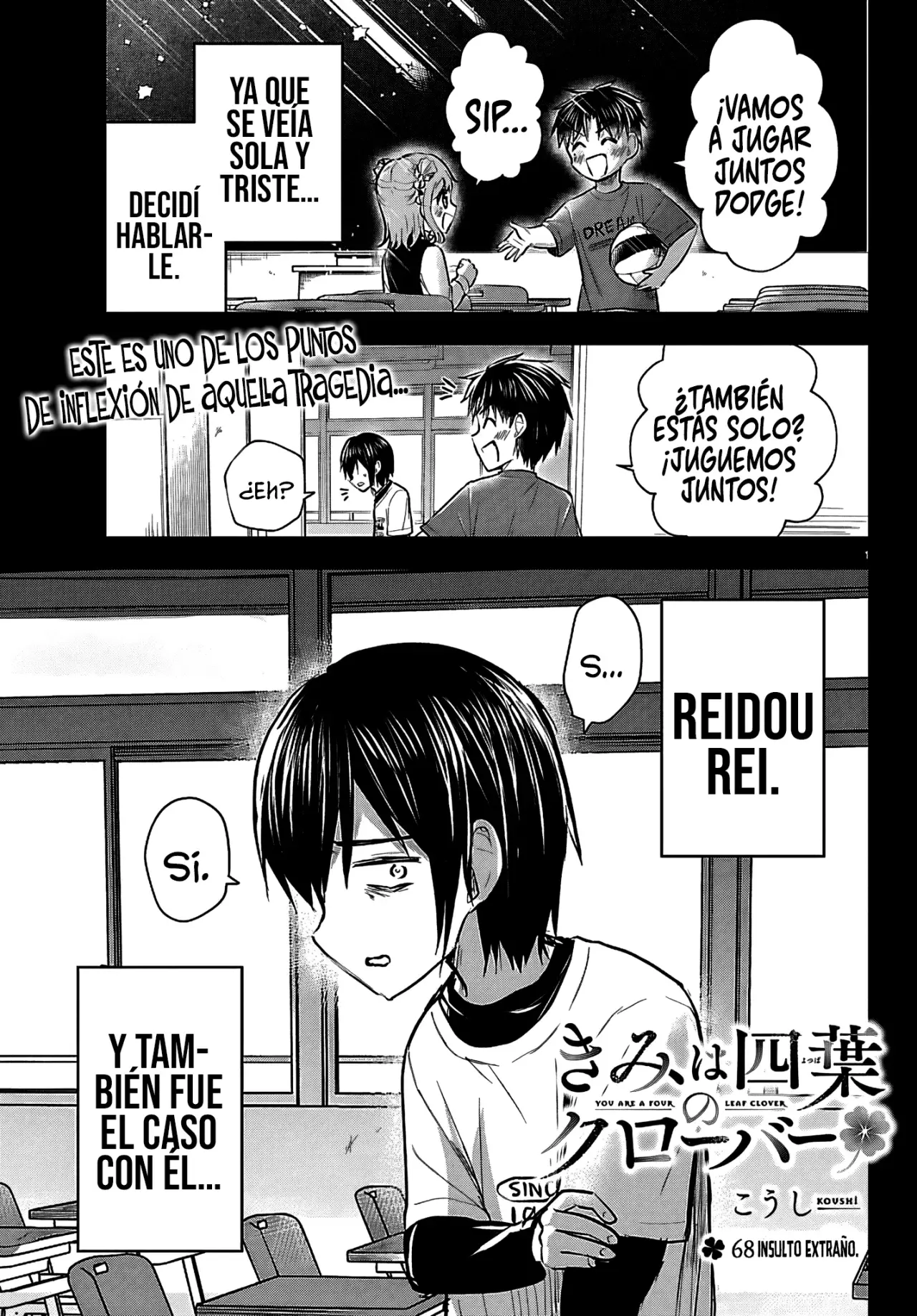 Kimi wa yotsuba no clover capítulo 68 página 4