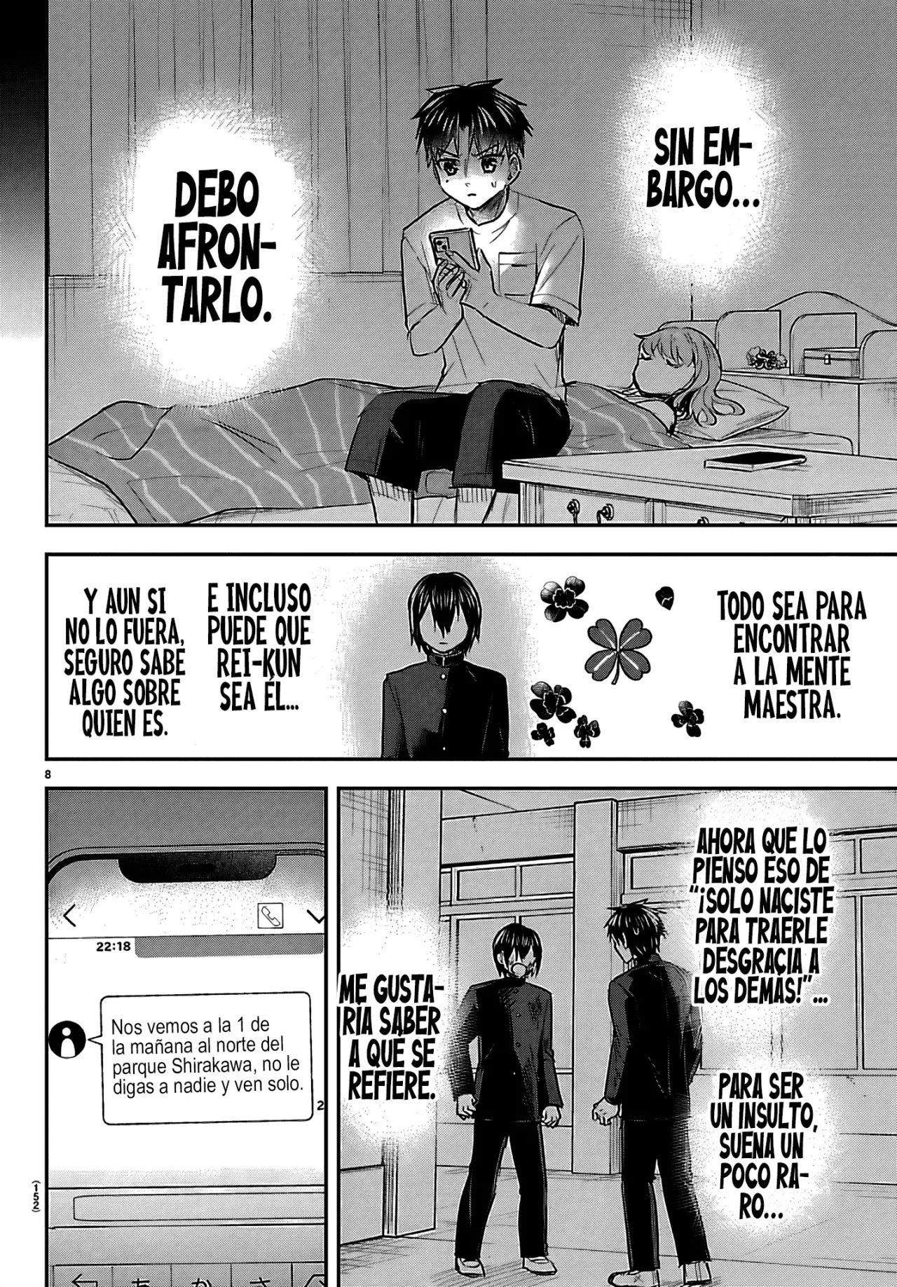 Kimi wa yotsuba no clover capítulo 68 página 11