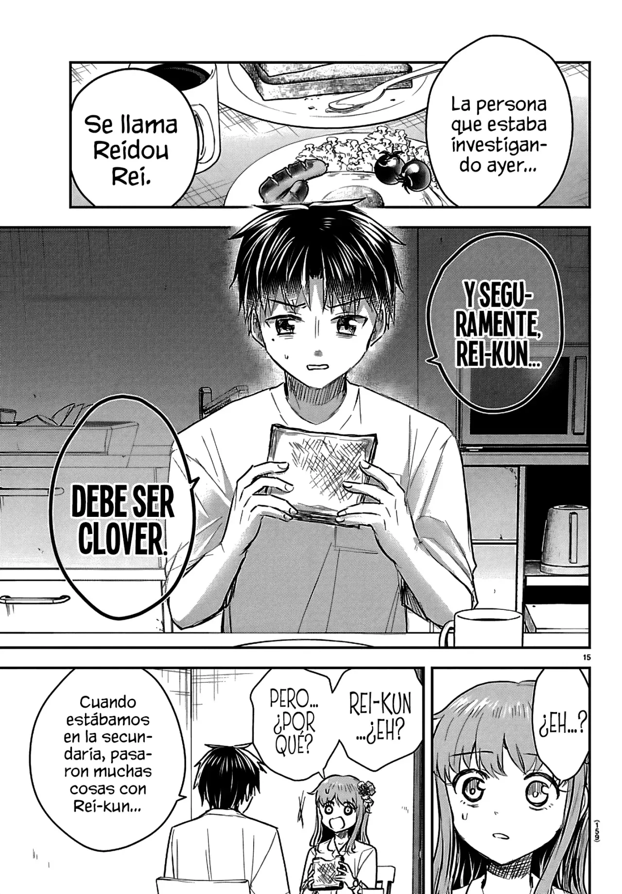 Kimi wa yotsuba no clover capítulo 68 página 18