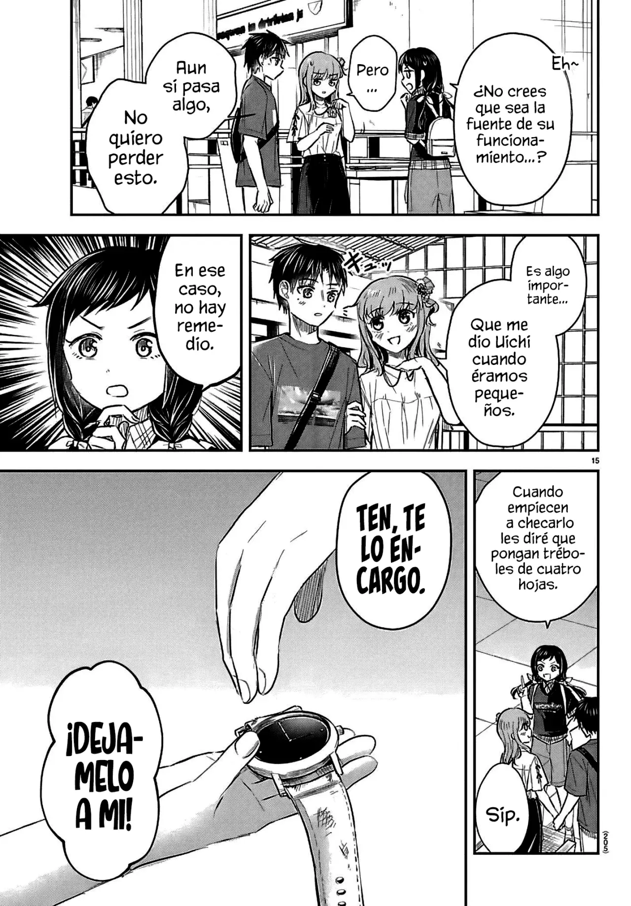 Kimi wa yotsuba no clover capítulo 69 página 18
