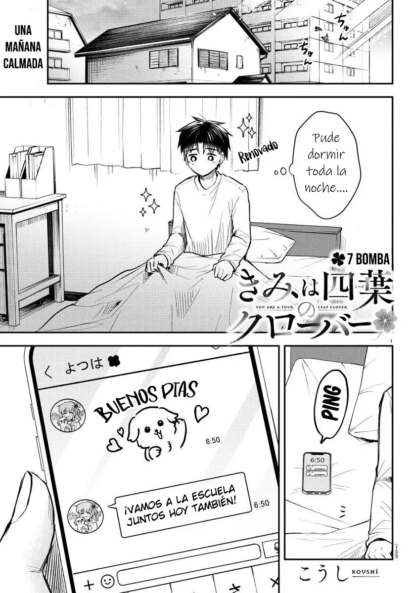 Kimi wa yotsuba no clover capítulo 7 página 1