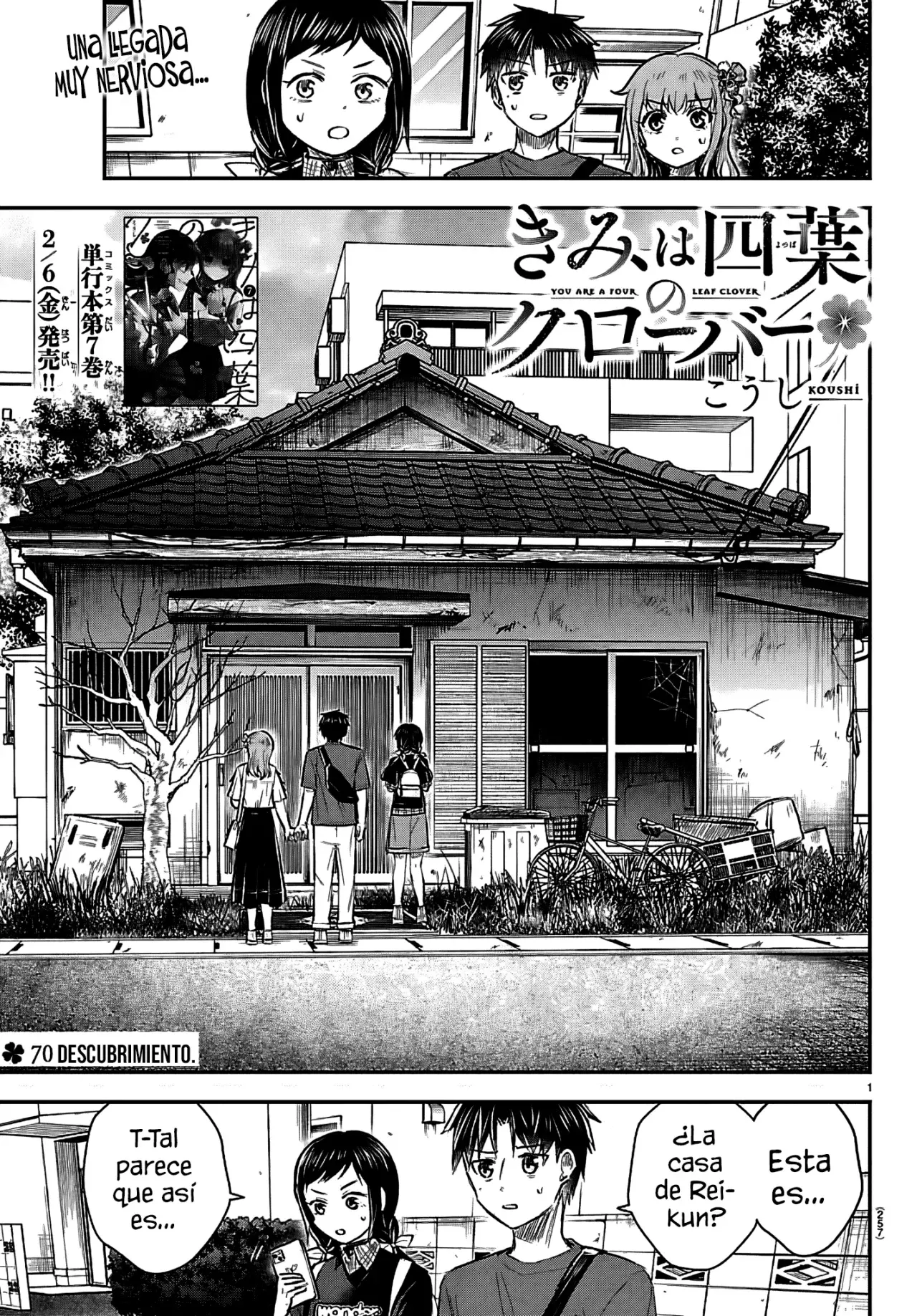 Kimi wa yotsuba no clover capítulo 70 página 4