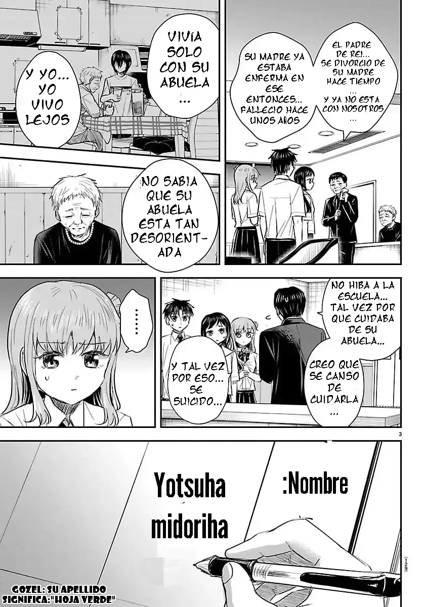 Kimi wa yotsuba no clover capítulo 71 página 3