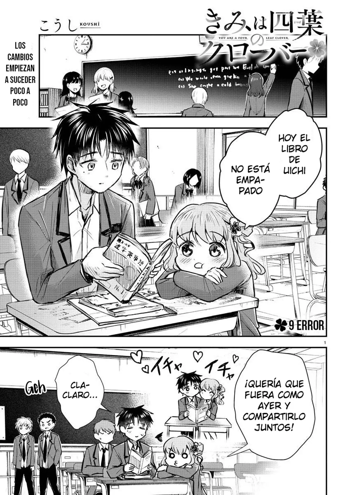 Kimi wa yotsuba no clover capítulo 9 página 1