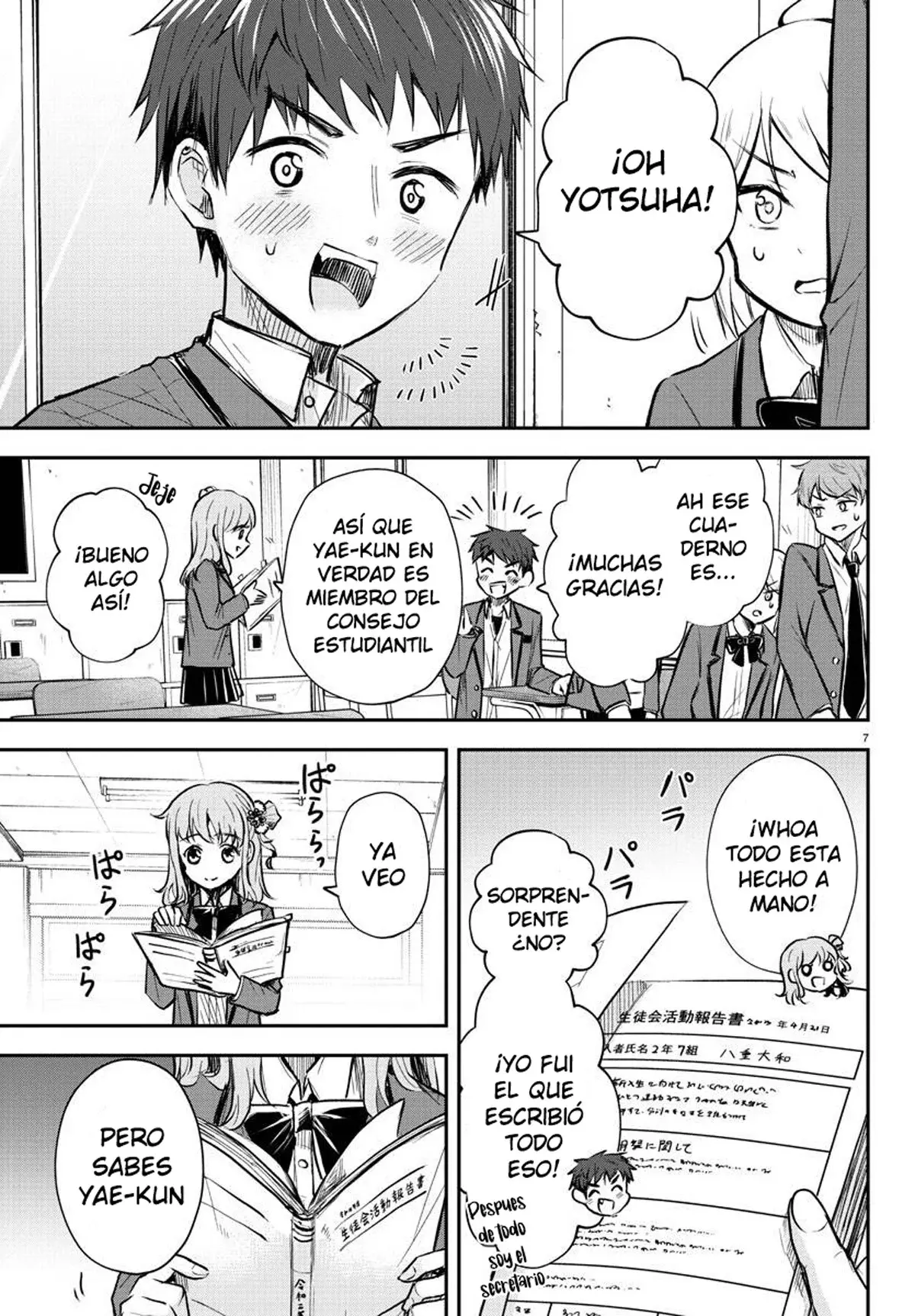 Kimi wa yotsuba no clover capítulo 9 página 7